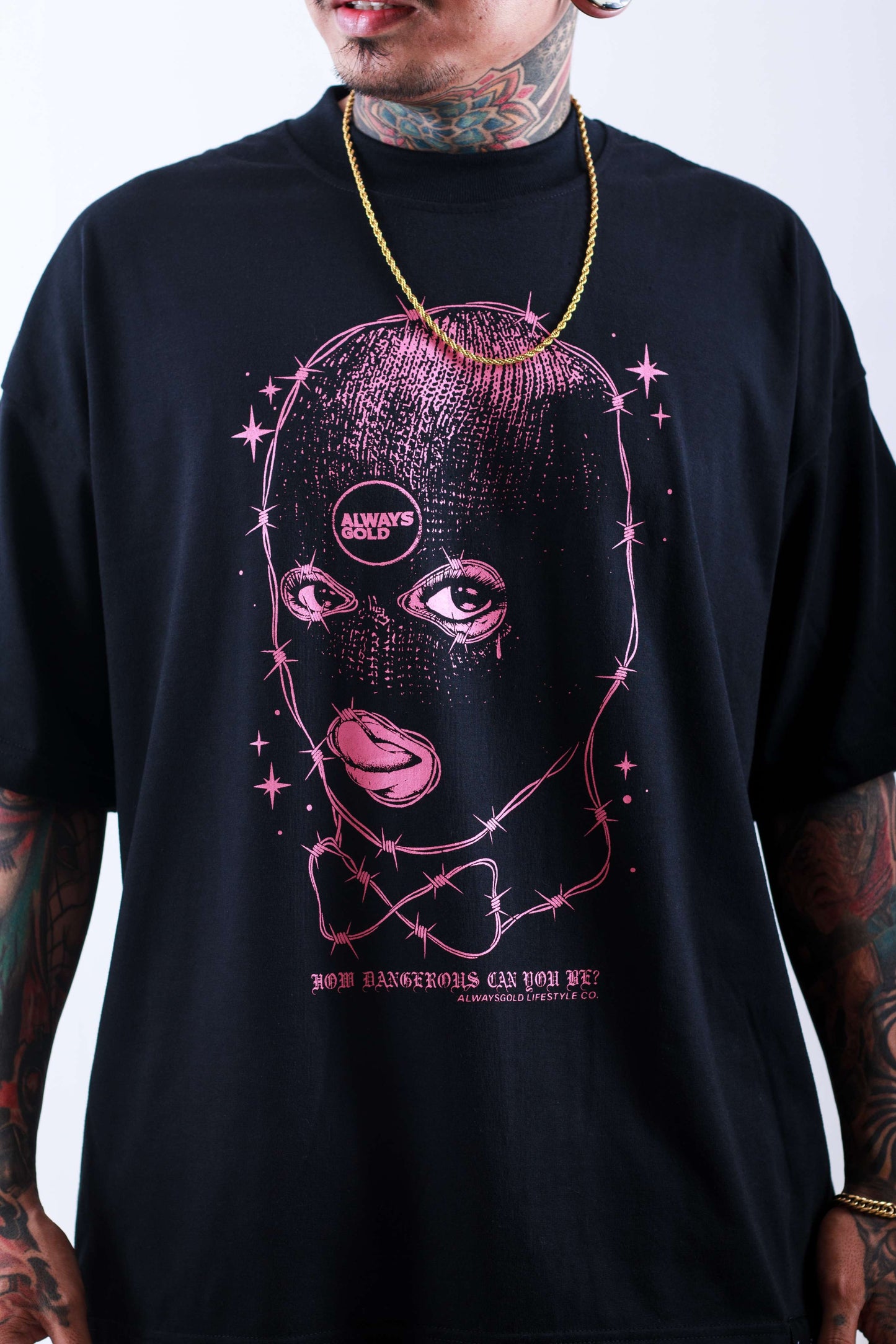 SKI MASK BOXTEE IN BLACK