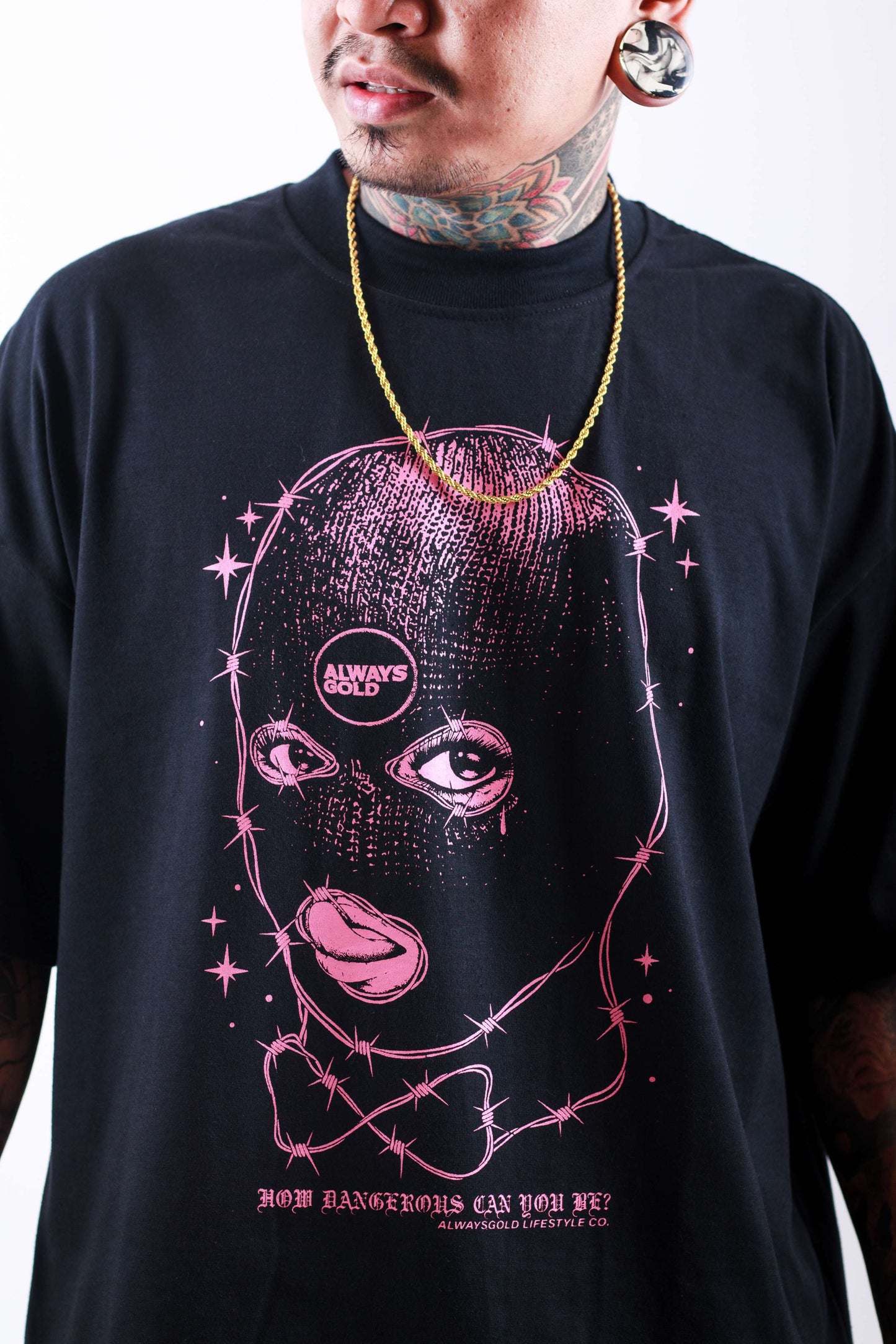 SKI MASK BOXTEE IN BLACK