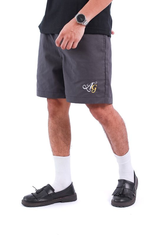 (Copy) 3 pocket cursive embro on gray