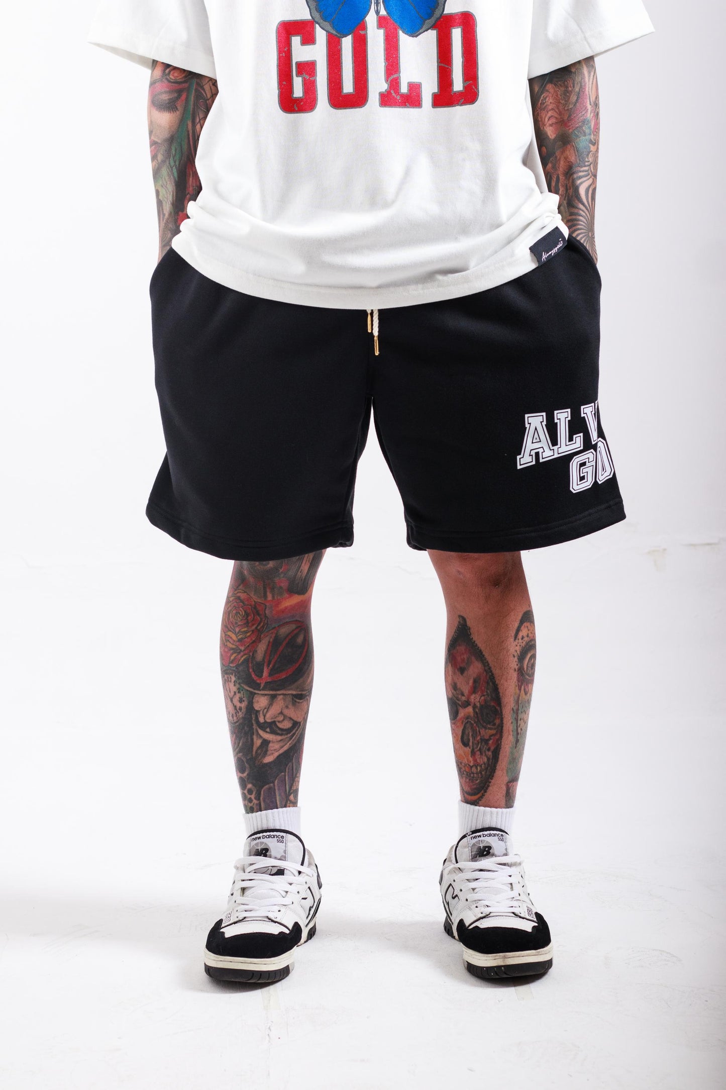 SWEATSHORT OGV2 IN BLACK