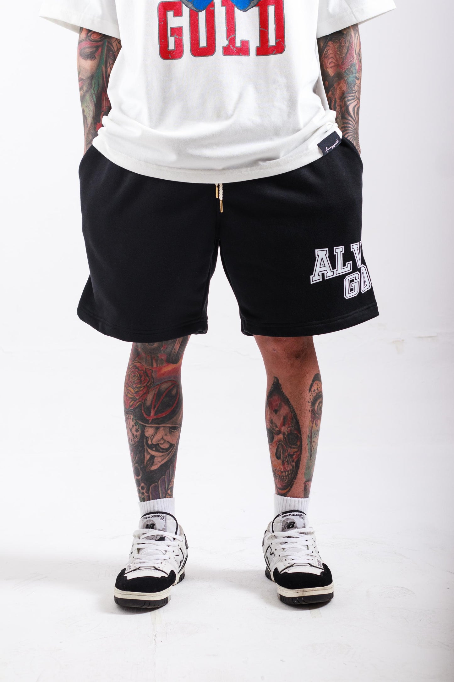 SWEATSHORT OGV2 IN BLACK