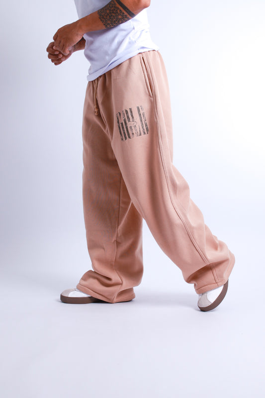 Wide Leg Pants Gold Never Fades on KHAKI