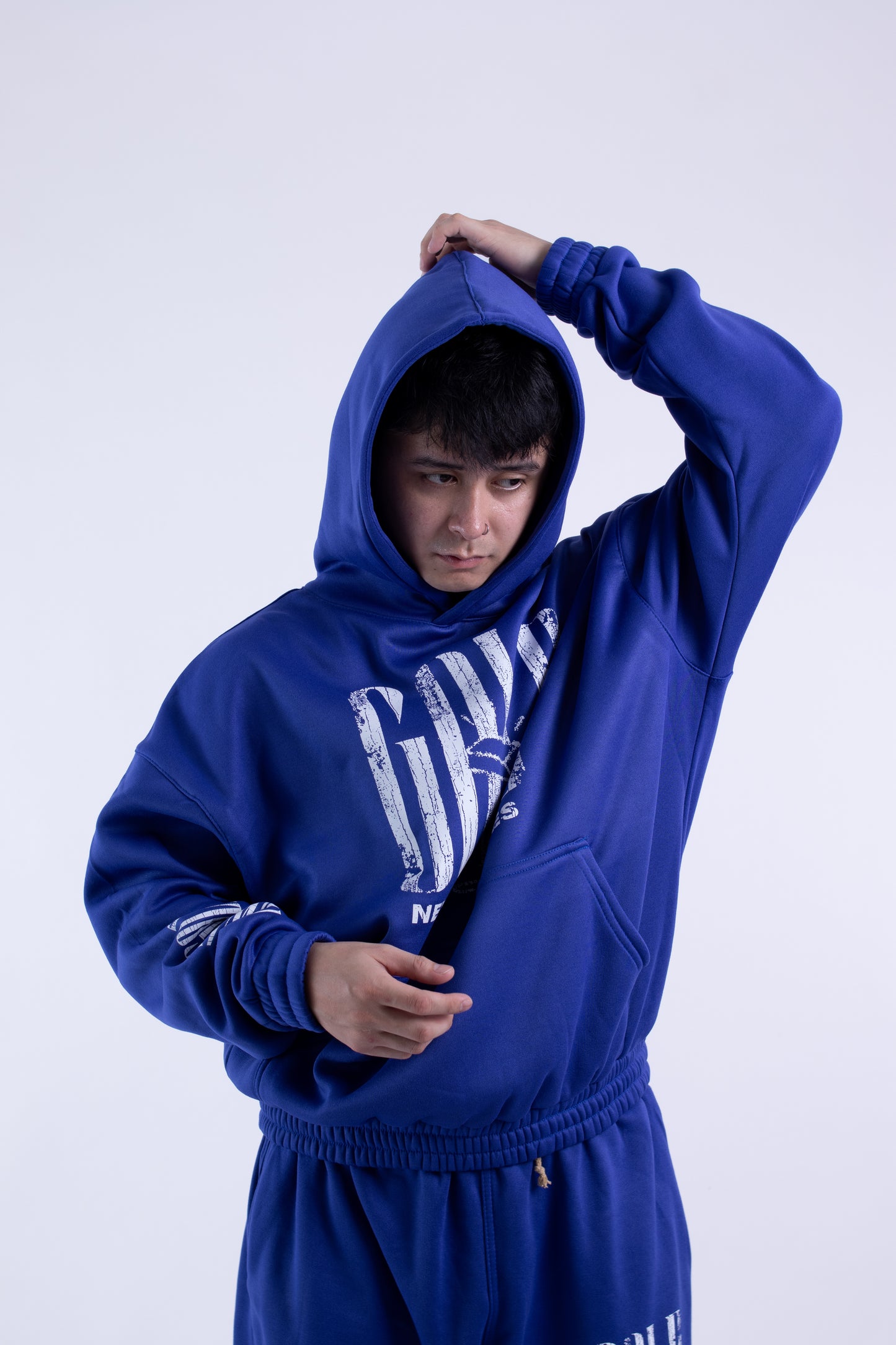 Alwaysgold Never Fades Hoodie on ROYAL BLUE